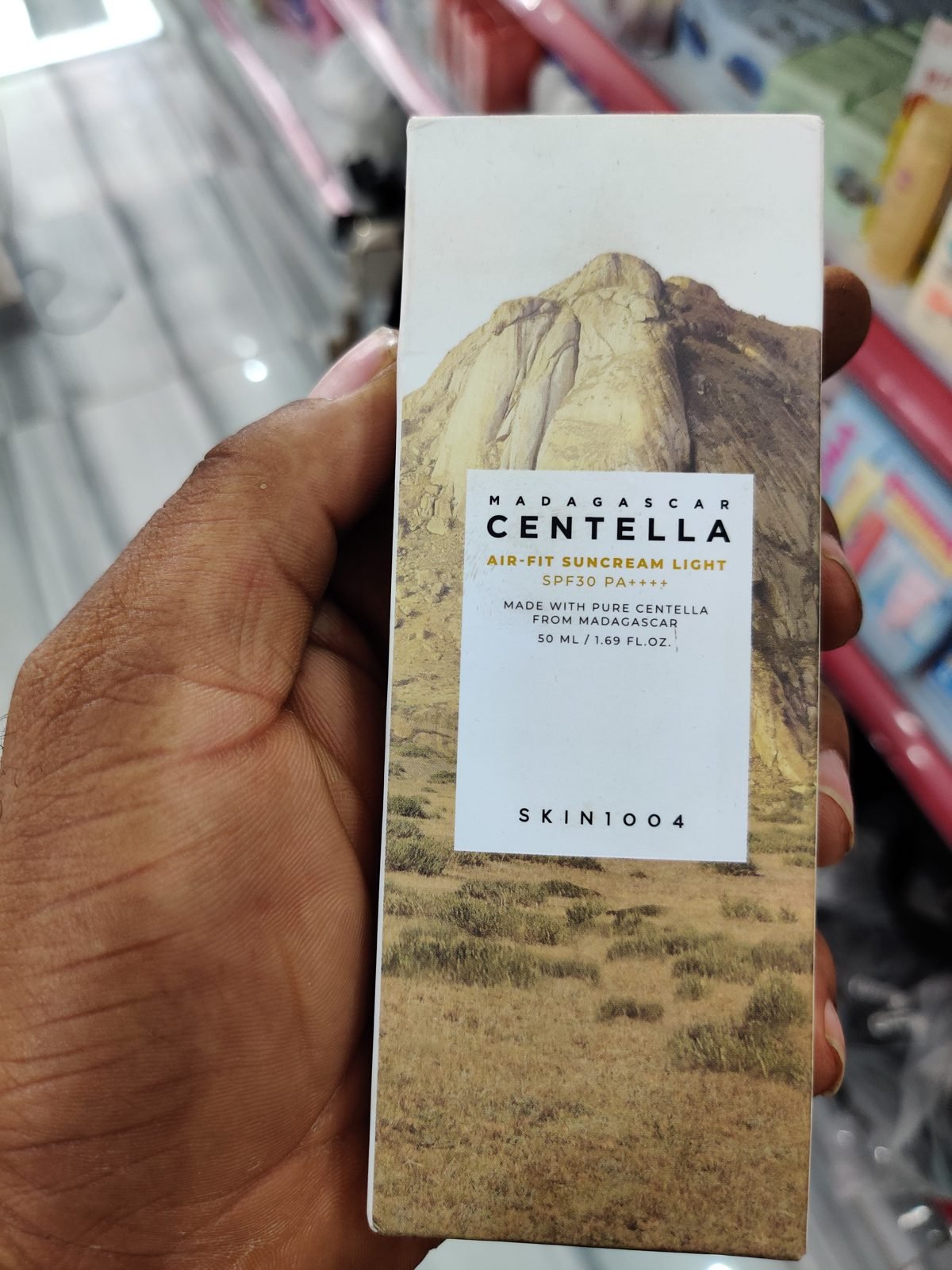 SKIN1004 Madagascar Centella Air-Fit Suncream Light, SPF30 PA++++ 50 ML / 1.69 fl.oz
