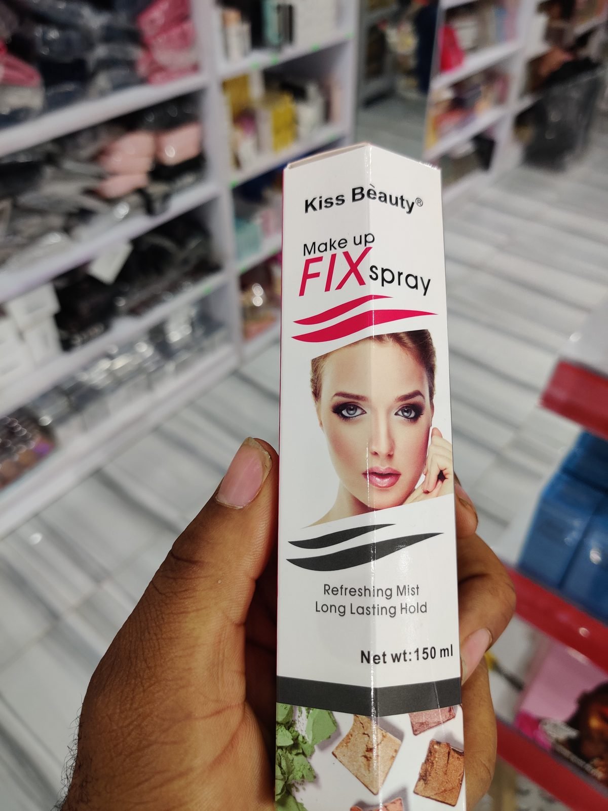 Kiss Beauty Make Up Fix Spray Refreshing Mist Long Lasting Hold 150ml
