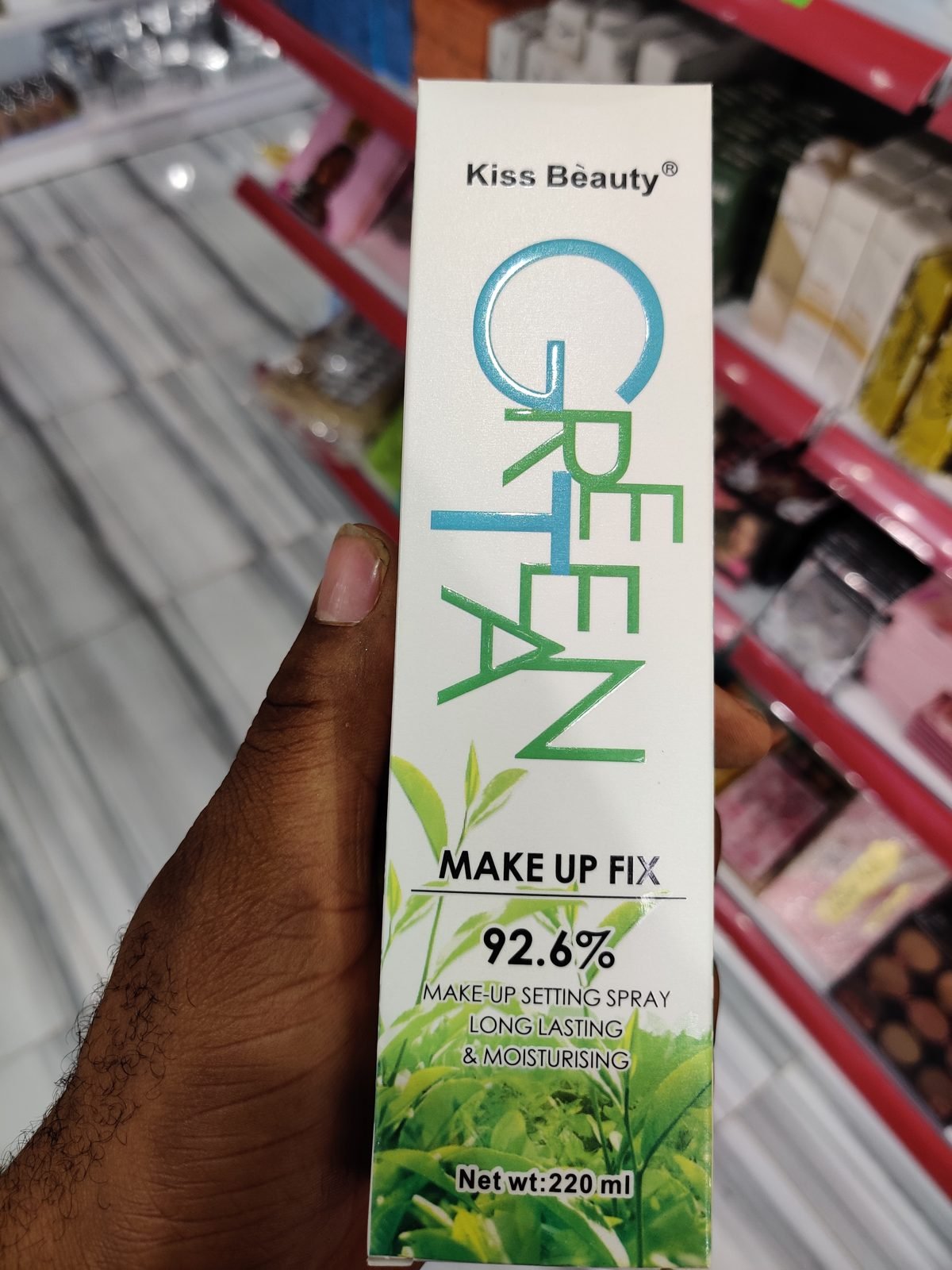 Kiss Beauty Green Tea Make Up Fix 92.6% 220ml