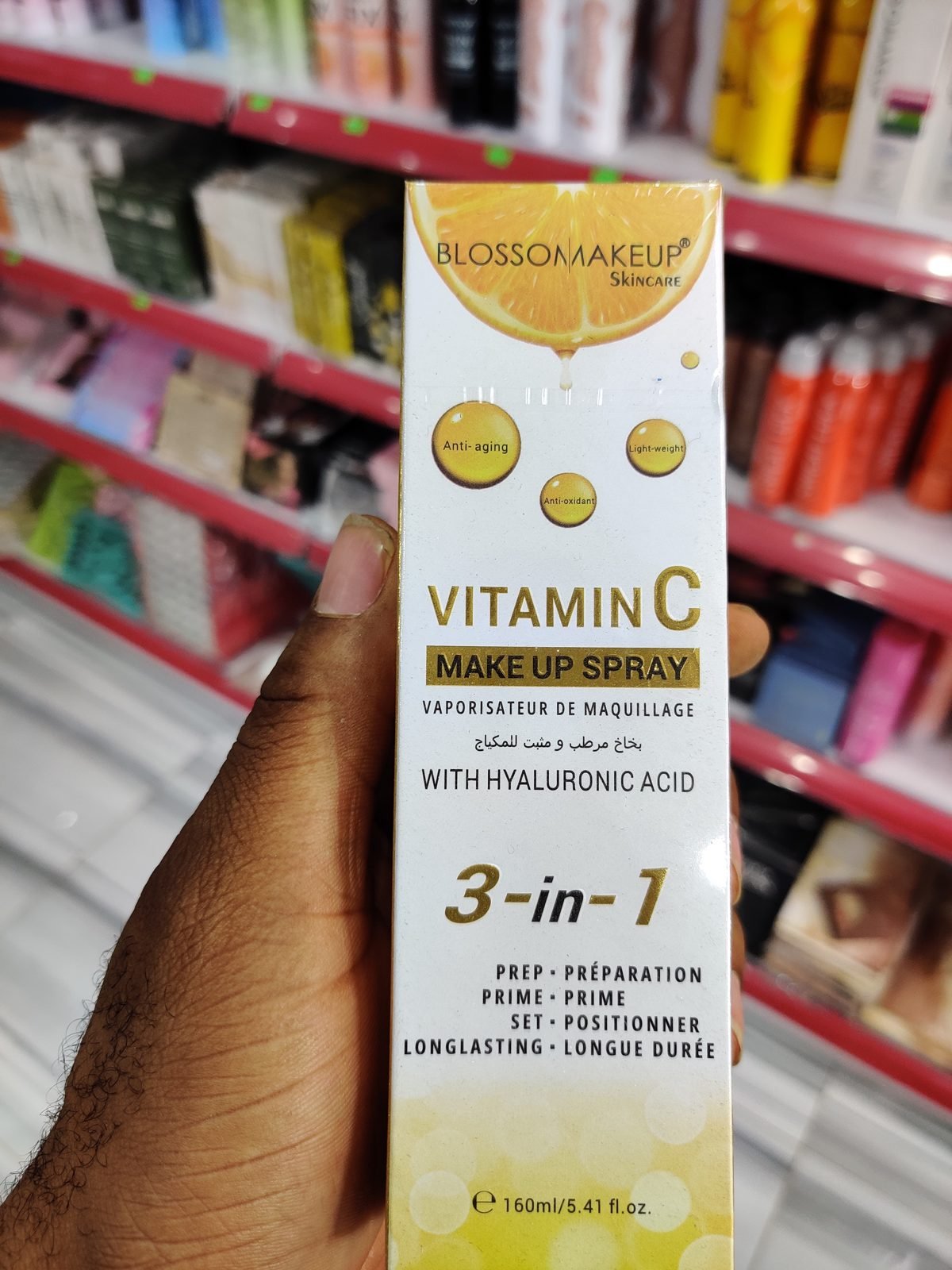 Blossomakeup Vitamin C Make Up Spray 3-in-1 with Hyaluronic Acid 160ml