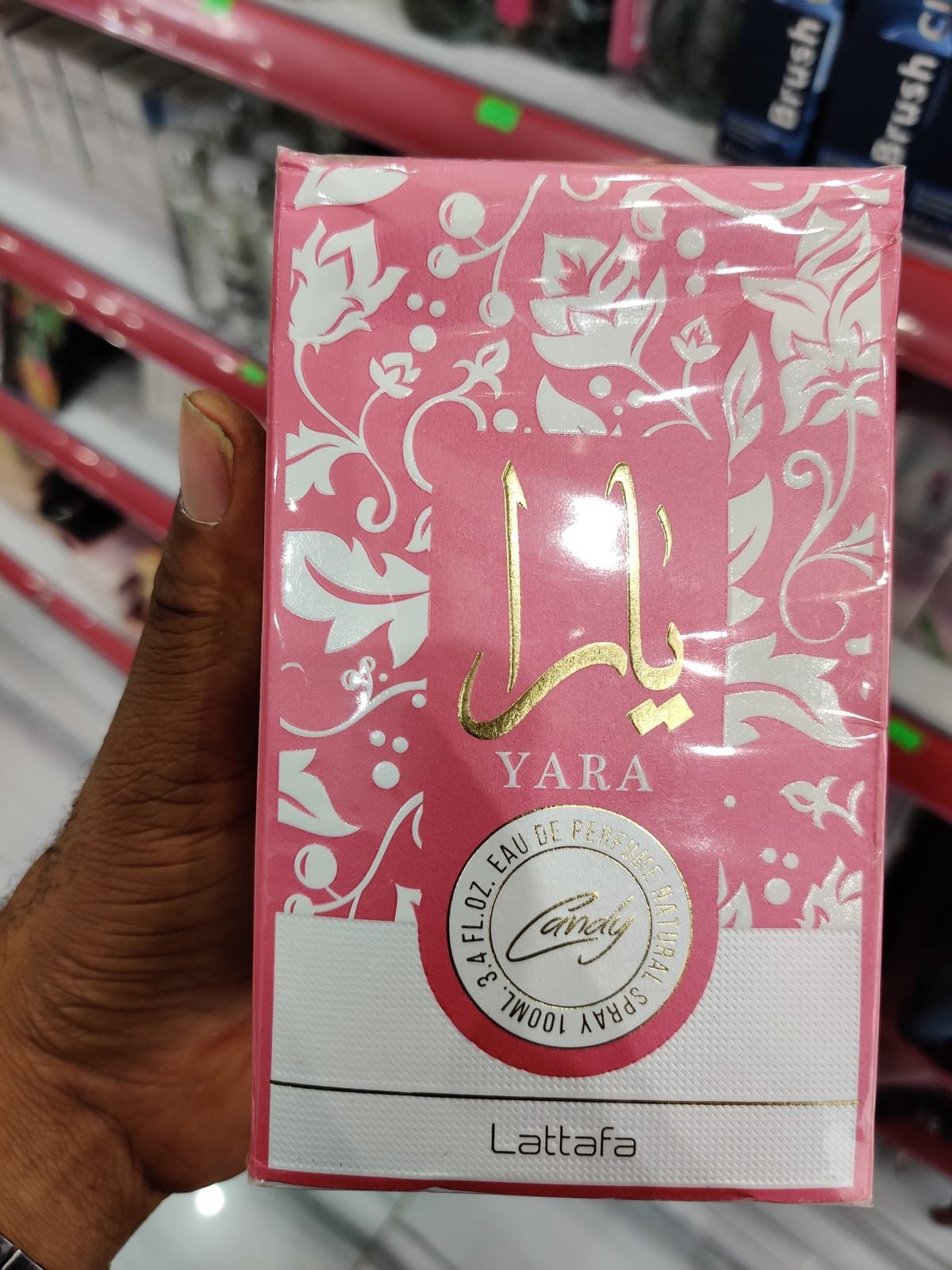 Lattafa Yara Candy, Eau de Perfume Natural Spray 3.4 fl oz / 100 ml