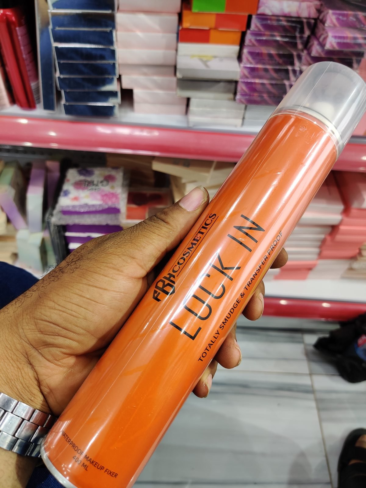FBH Cosmetics Lock In, Totally Smudge and Transfer Proof Waterproof Makeup Fixer 400ML