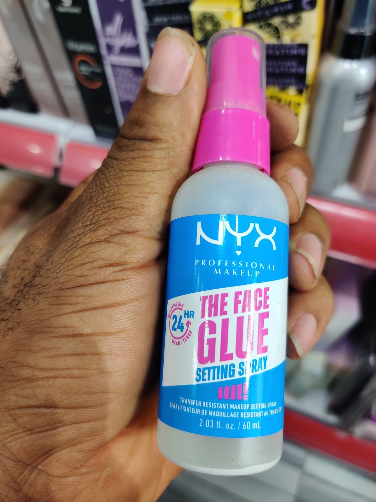 NYX Professional Makeup The Face Glue Setting Spray 24HR 60ml