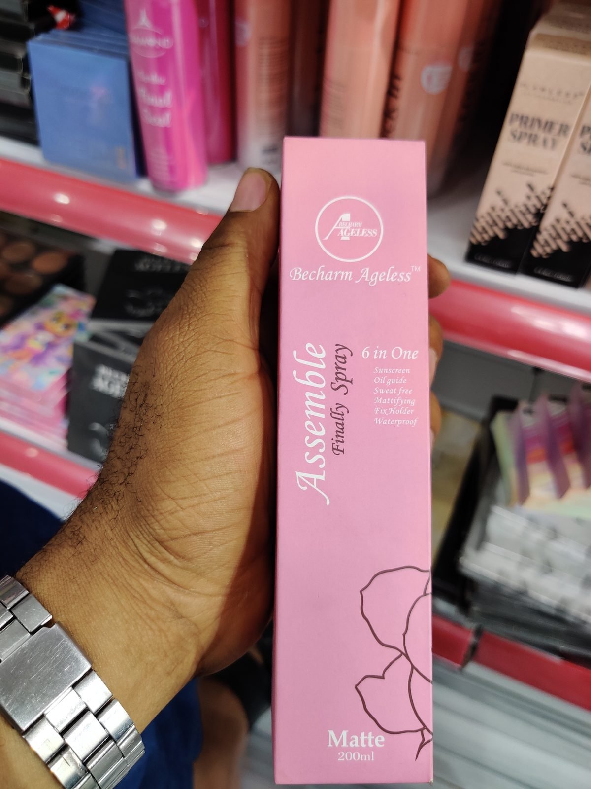 Becharm Ageless Assemble Finally Spray, 6 in One, Matte 200ml