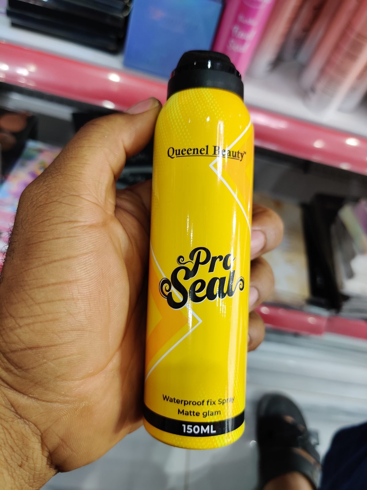 Queenel Beauty Pro Seal, Waterproof fix Spray, Matte glam 150ml