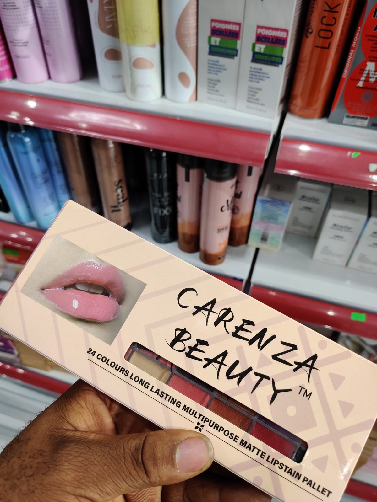 Carenza Beauty 24 Colours Long Lasting Multipurpose Matte Lipstain Pallet