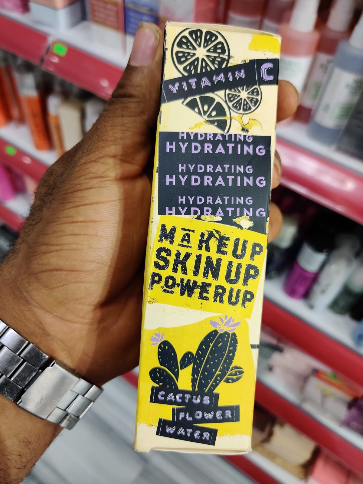 Vitamin C Hydrating Makeup Skinup Powerup Cactus Flower Water