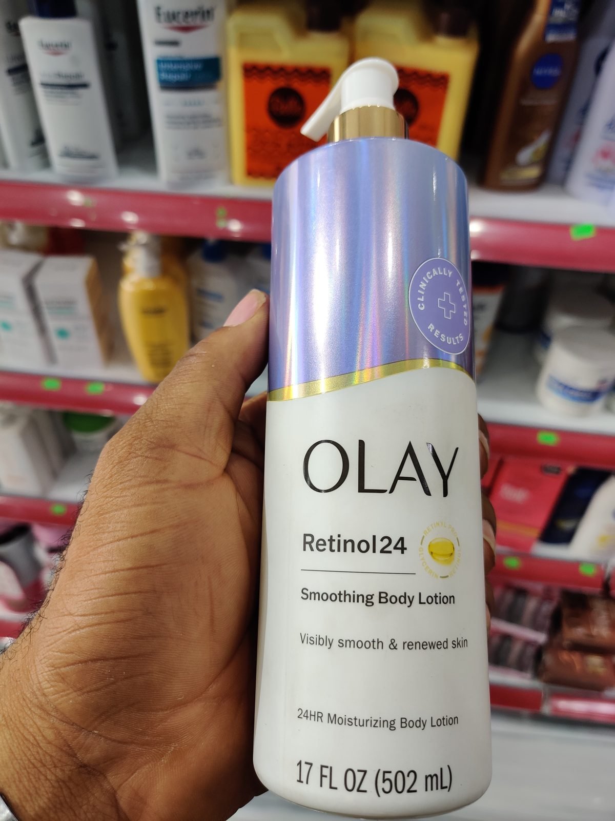 Olay Retinol24 Smoothing Body Lotion 502ml