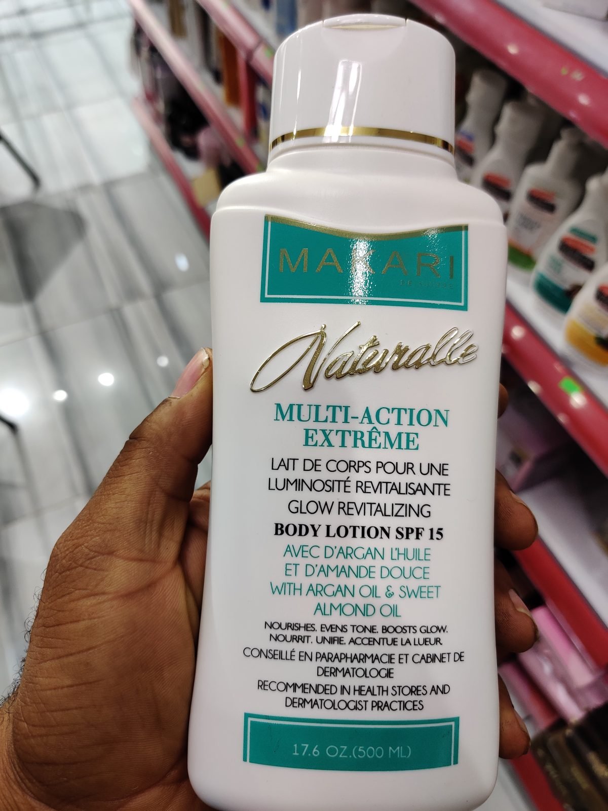 Makari de Suisse Naturalle Multi-Action Extreme Glow Revitalizing Body Lotion SPF15 500ml / 17.6 OZ