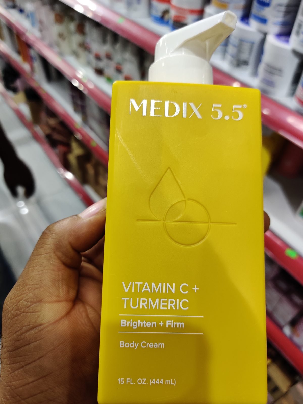 Medix 5.5 Vitamin C + Turmeric, Brighten + Firm, Body Cream 15 FL OZ (444mL)