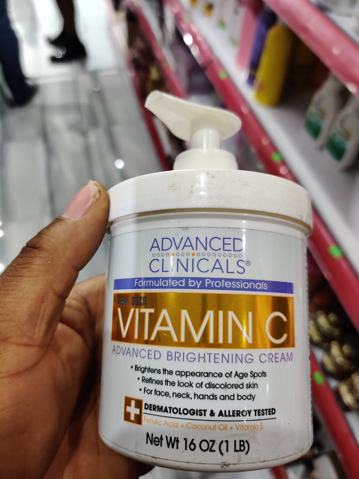Advanced clinicals vitamin c body cream 