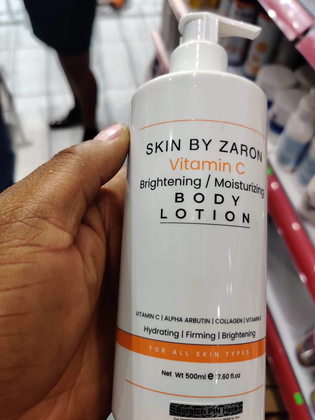 Skin by Zaron Vitamin C Brightening / Moisturizing Body Lotion 500ml