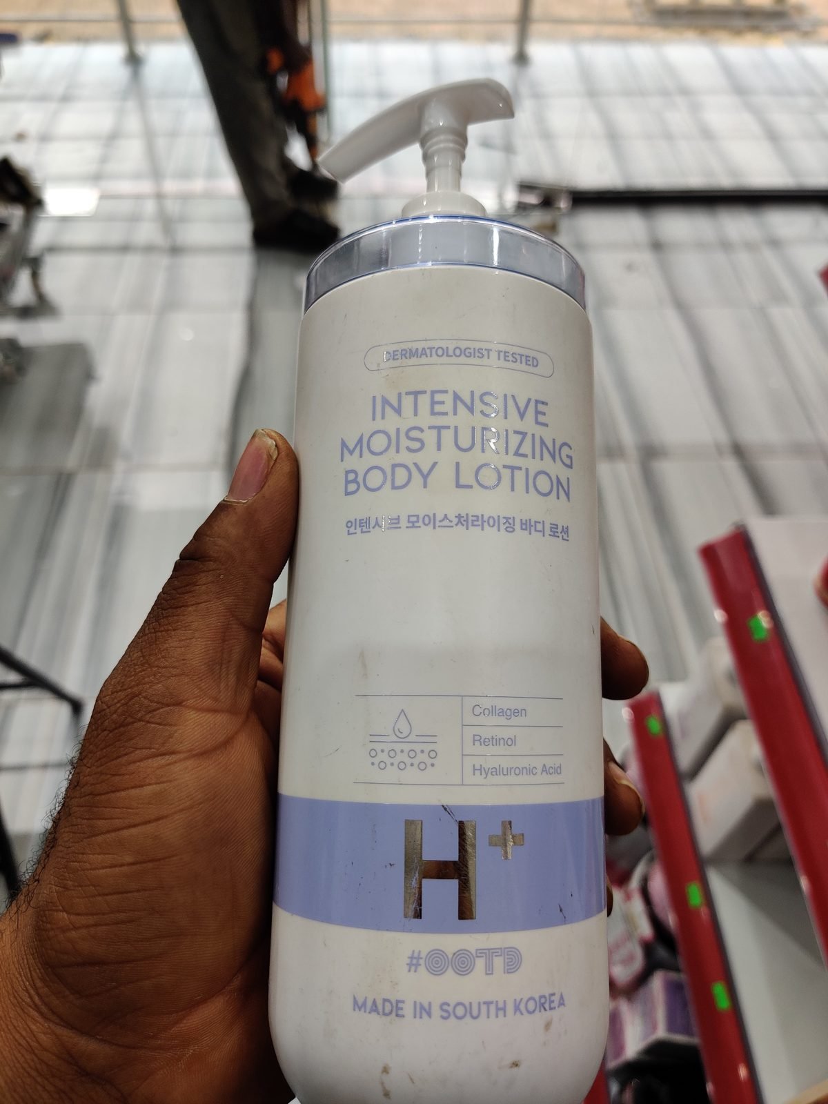 #OOTD Intensive Moisturizing Body Lotion H+ Collagen Retinol Hyaluronic Acid
