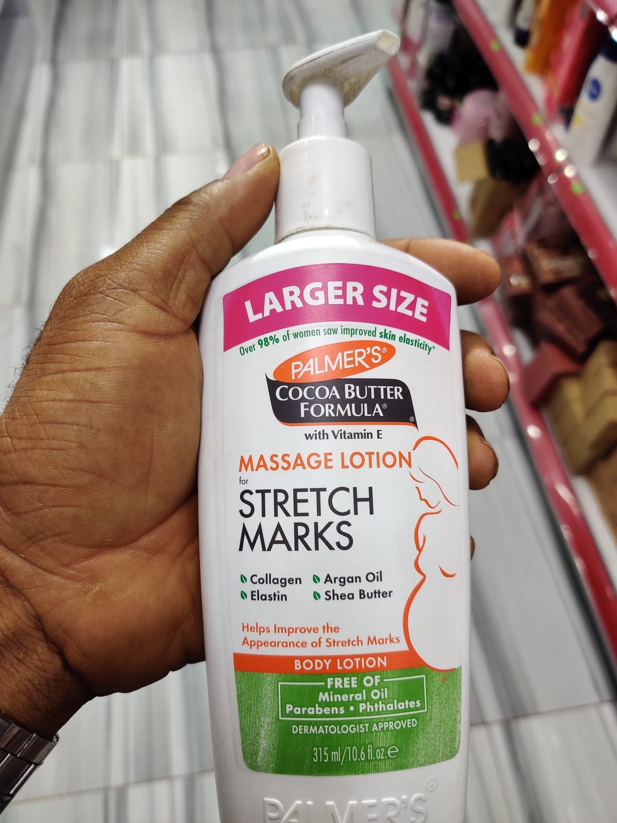 Palmer's Cocoa Butter Formula Massage Lotion for Stretch Marks Larger Size 315ml