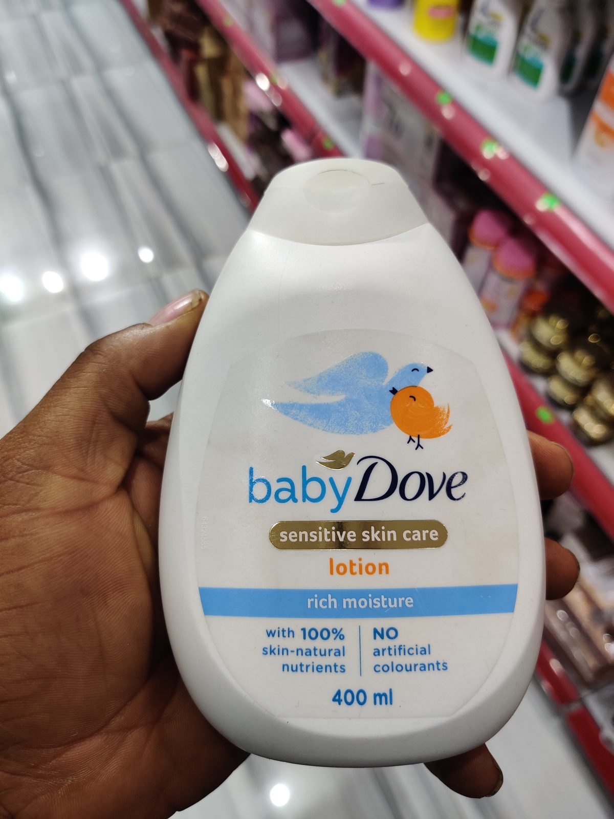 Baby Dove Sensitive Skin Care Rich Moisture Lotion 400ml