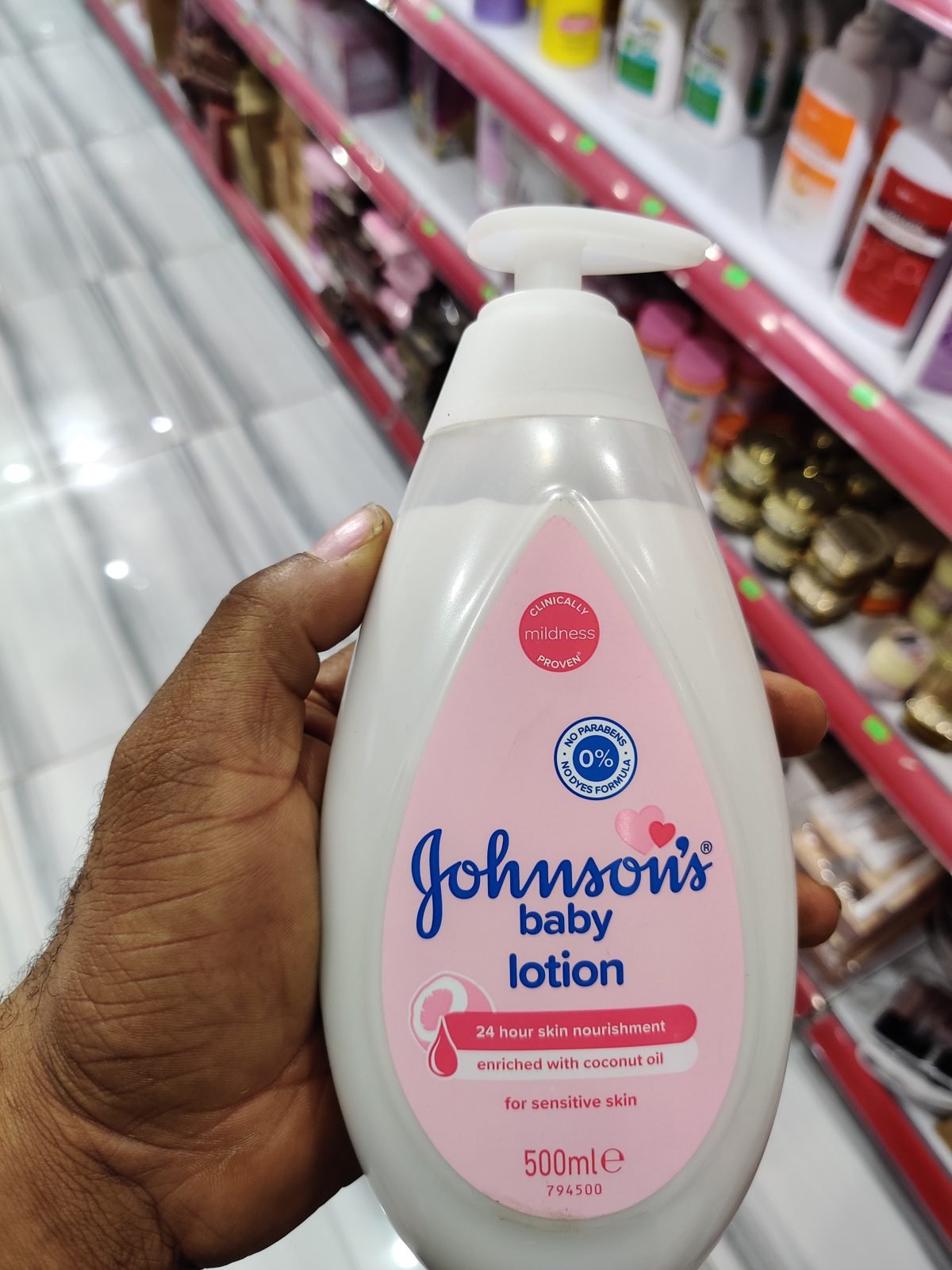 Johnson's Baby Lotion Enriched with Coconut Oil 500ml