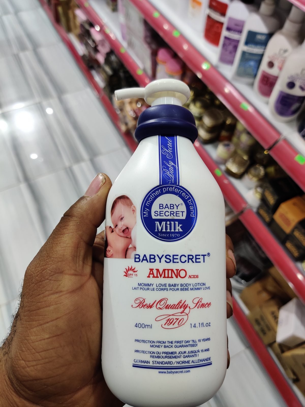 Babysecret Milk Amino Acids Mommy Love Baby Body Lotion 400ml