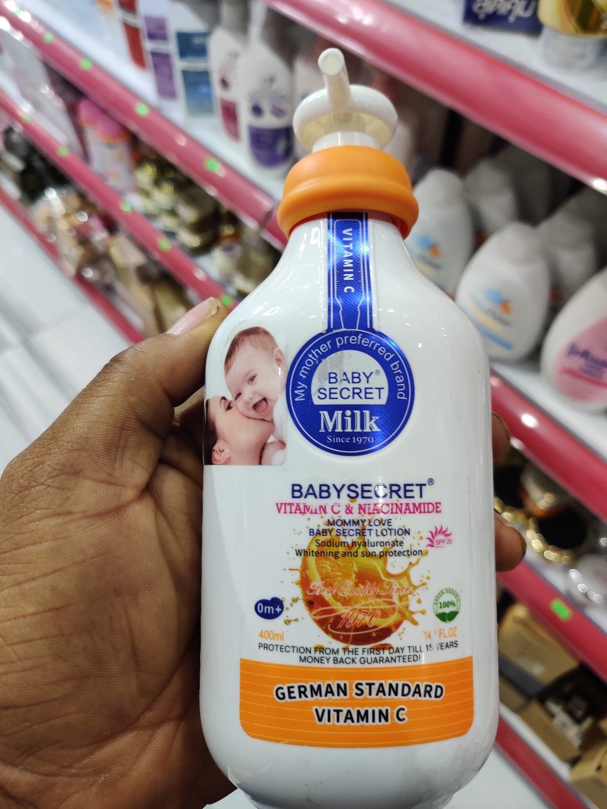 Babysecret Milk Vitamin C & Niacinamide Mommy Love Baby Secret Lotion 400ml