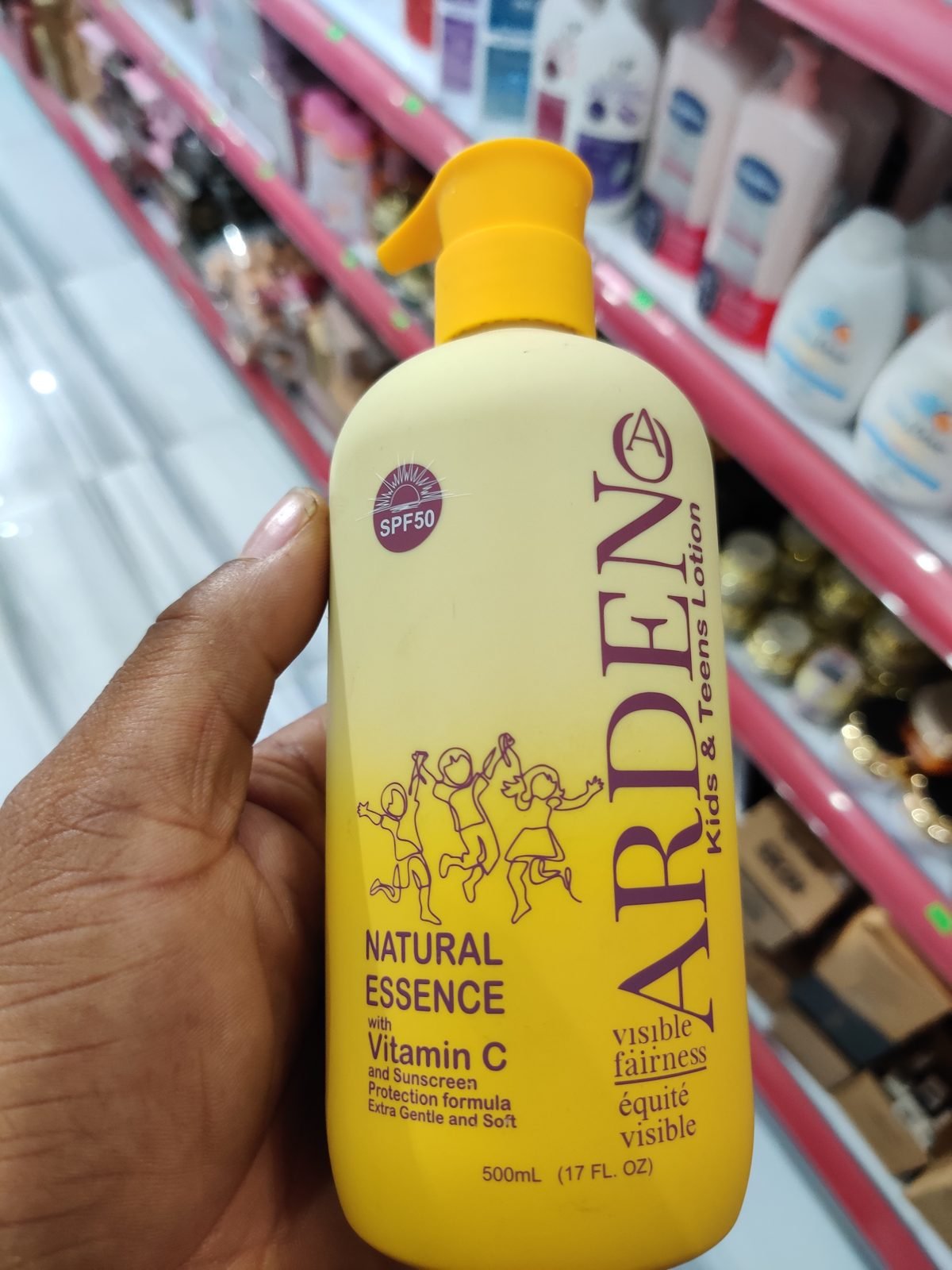 Arden Kids & Teens Lotion Natural Essence Vitamin C SPF50 500ml