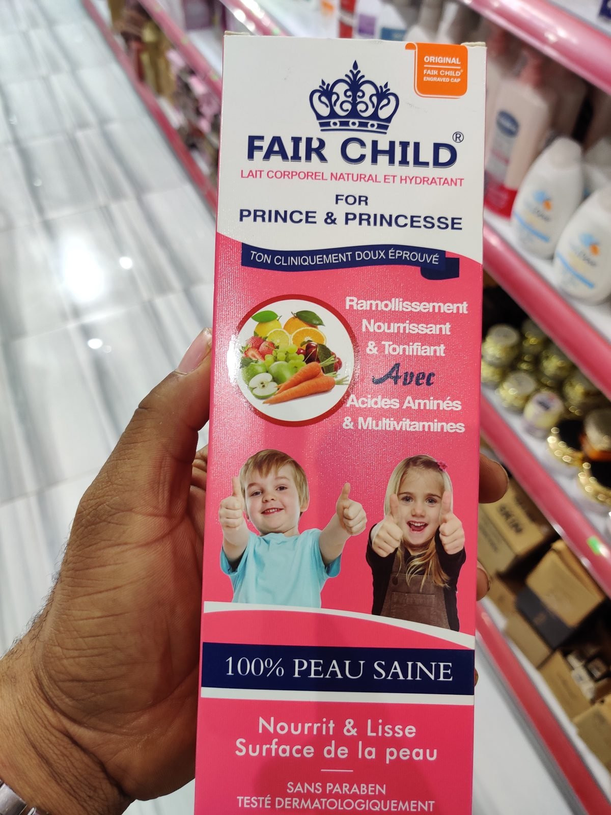 Fair Child For Prince & Princesse Amino Acids & Multivitamins Body Milk