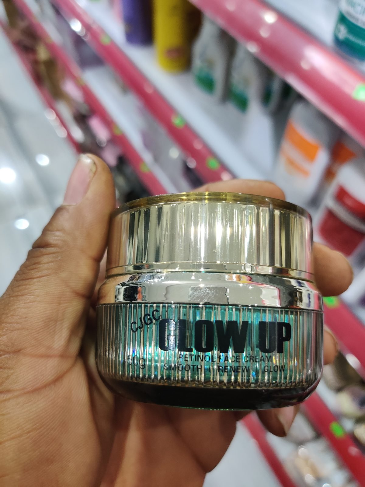 CJGC Glow Up Retinol Face Cream, Smooth Renew Glow 80g
