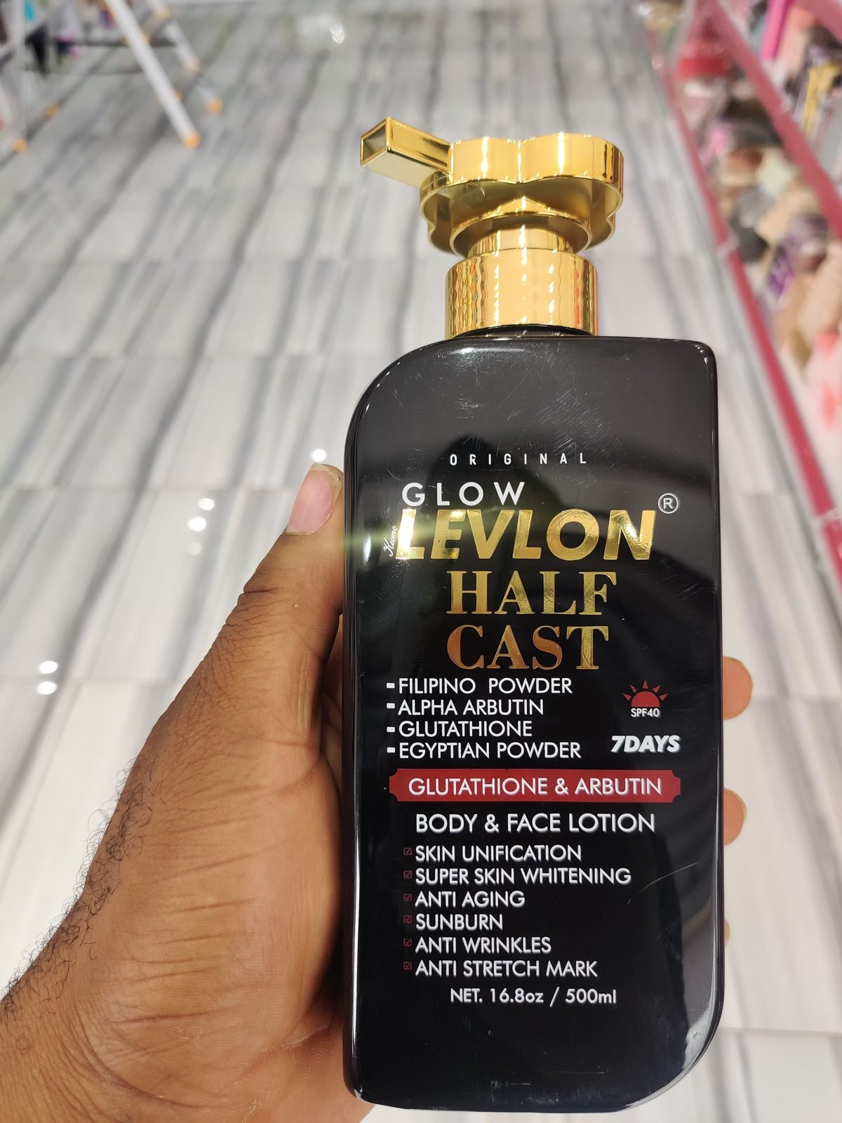 Levlon Half Cast, Glutathione & Arbutin 500ml