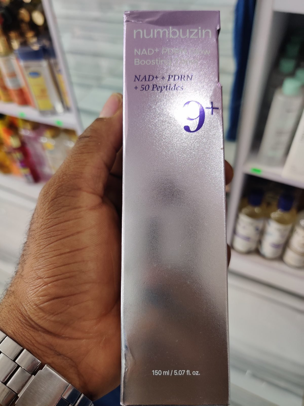 numbuzin No.9 Toner - NAD+ PDRN Glow Boosting Toner (NAD+ + PDRN + 50 Peptides) 150 ml / 5.07 fl.oz