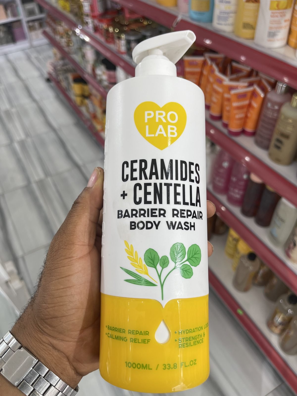 Pro Lab Ceramides + Centella Barrier Repair Body Wash, Barrier Repair, Calming Relief, Hydration Lock 1000ml