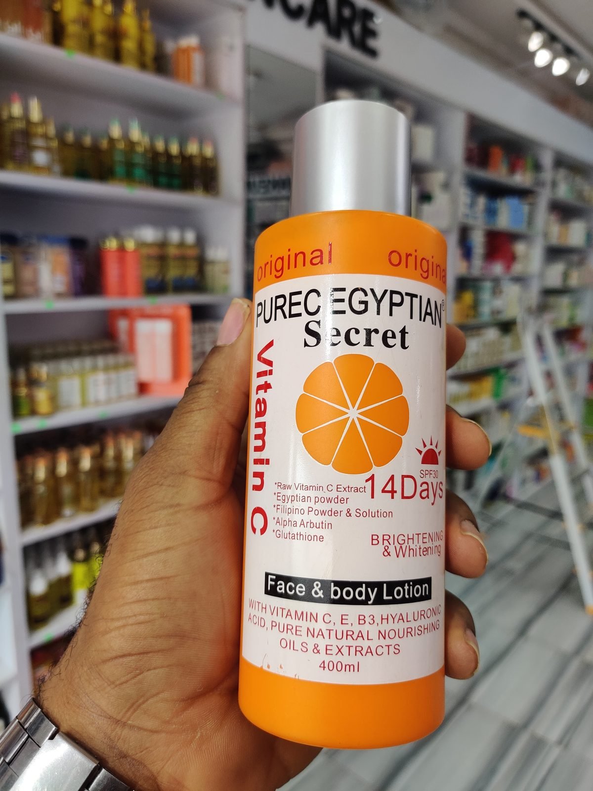 Purec Egyptian Secret Vitamin C Face & Body Lotion 400ml