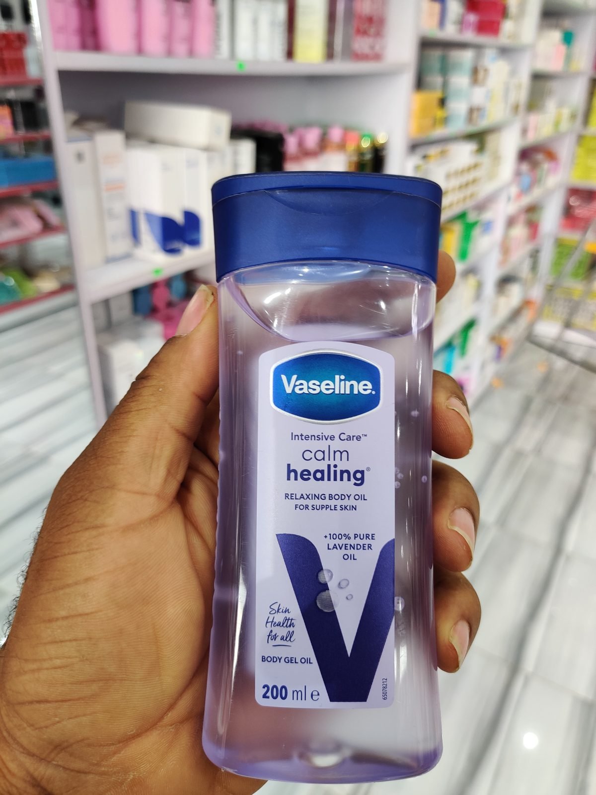 Vaseline Intensive Care Calm Healing Relaxing Body Oil, 100% Pure Lavender Oil 200ml