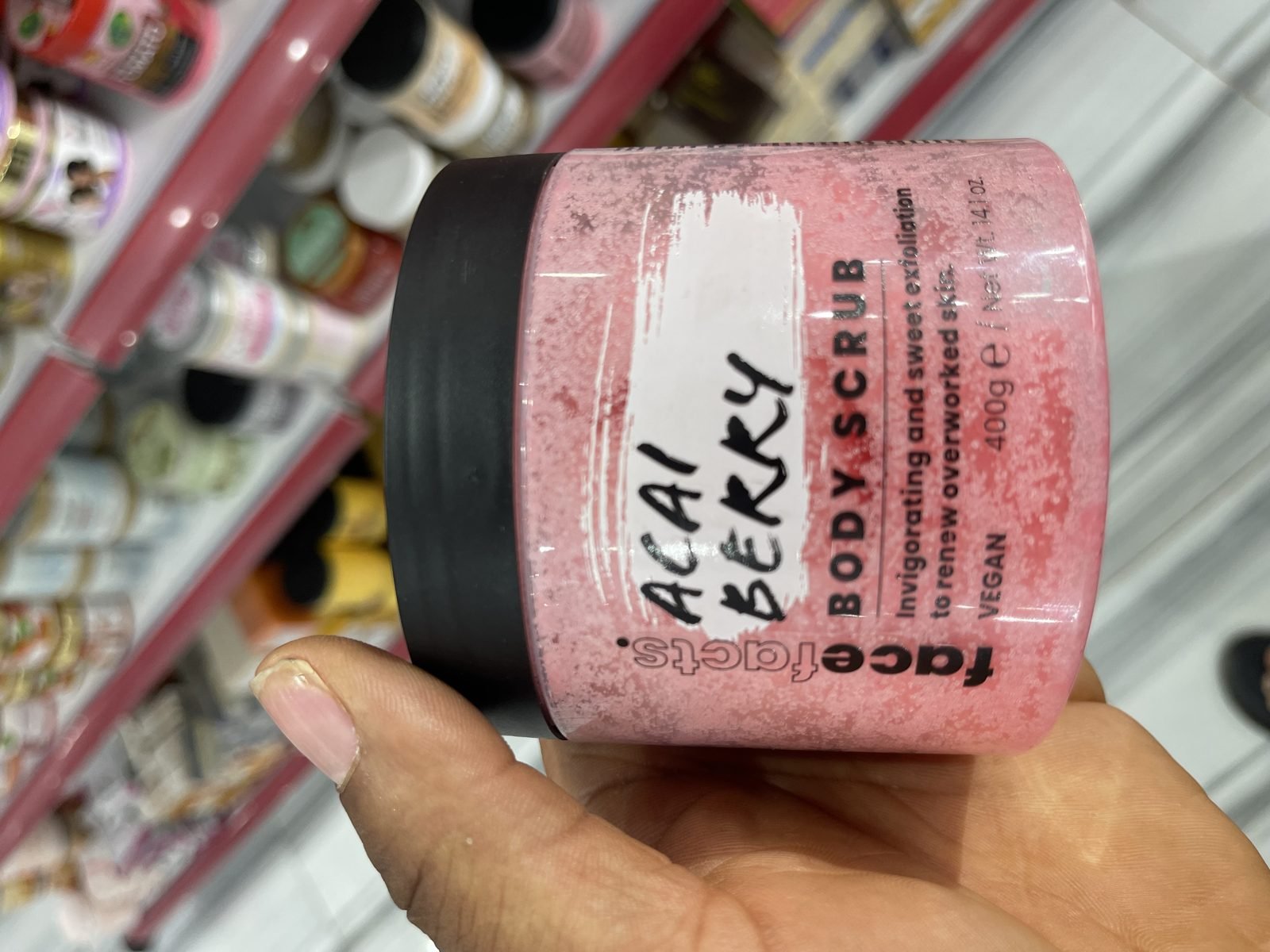 face facts Acai Berry Body Scrub 400g / 14.1 oz
