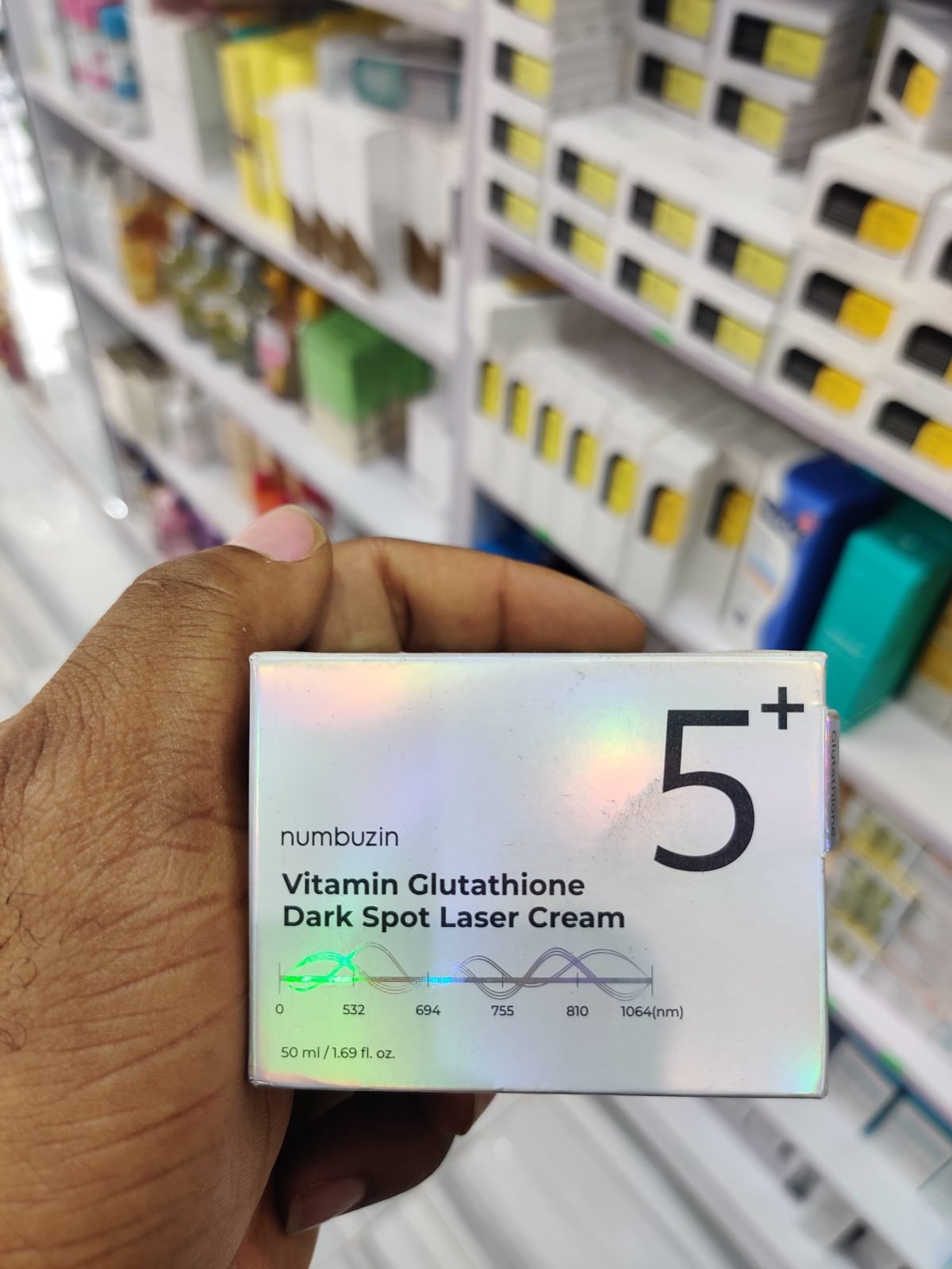 numbuzin Vitamin Glutathione Dark Spot Laser Cream 5+ 50ml